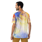 Men's Tee Featuring Dynamic DJ Artwork